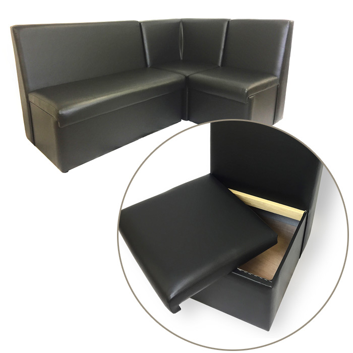 収納ボックスソファ クローゼ 業務用｜店舗家具ピースワーク