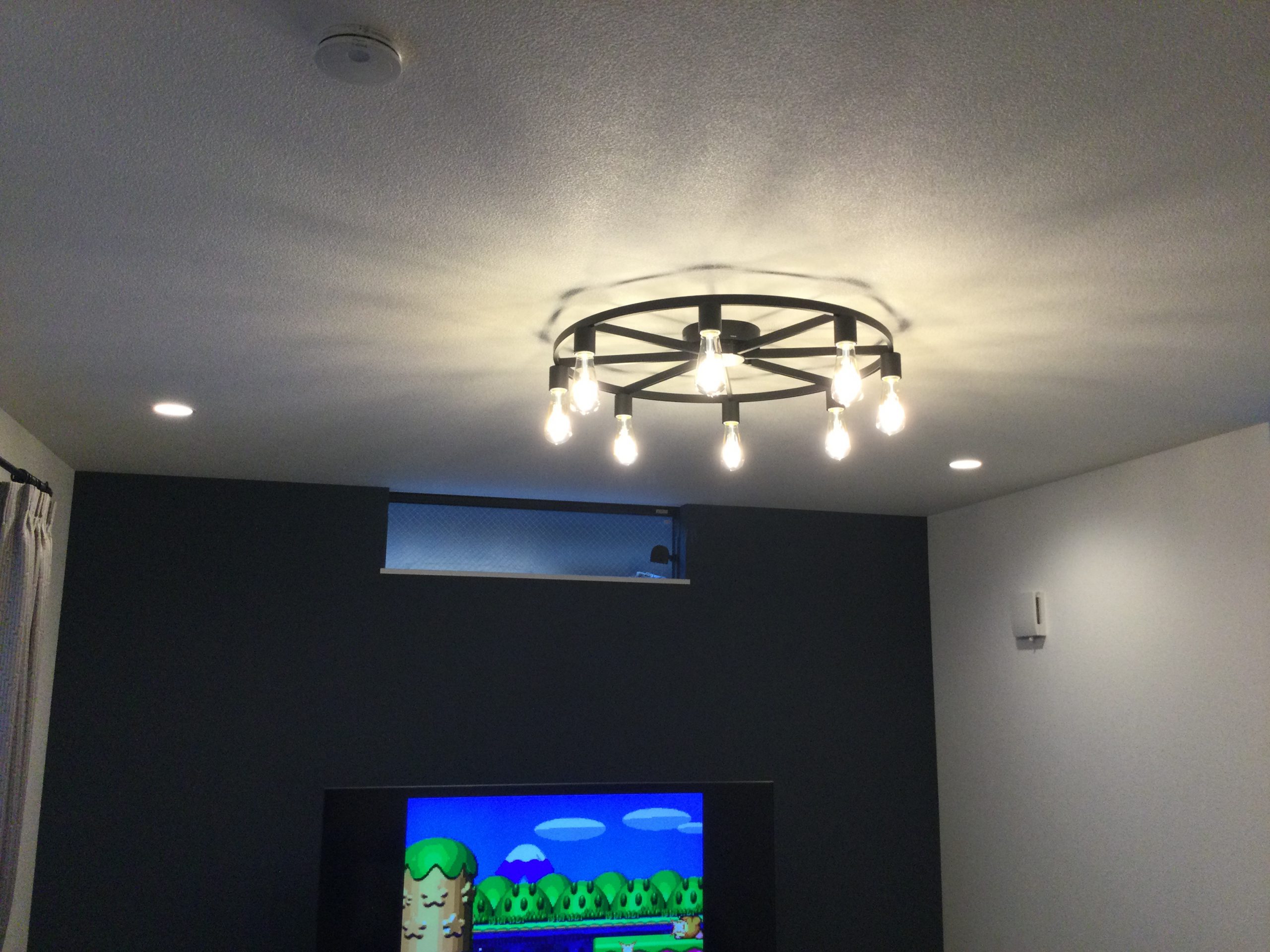 ODELIC オーデリック製 フィラメント形LEDシャンデリアを設置しました