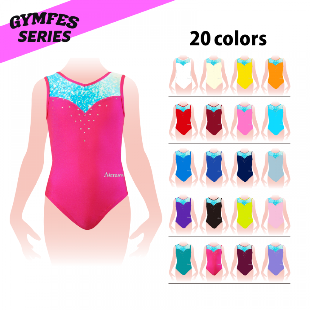 1679(切替ノースリーブレオタード)※返品交換不可|体操競技 女子