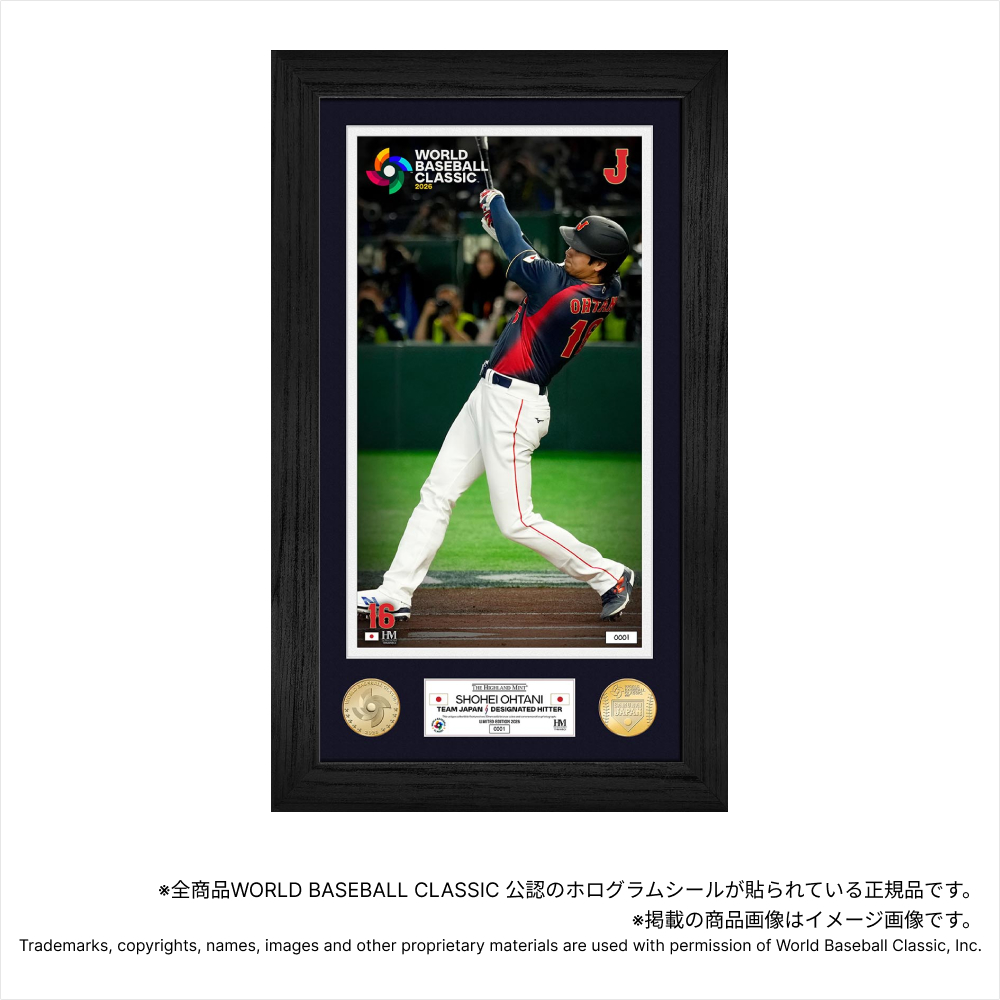 2026 World Baseball Classic 大谷翔平ダブルコインフォトミント