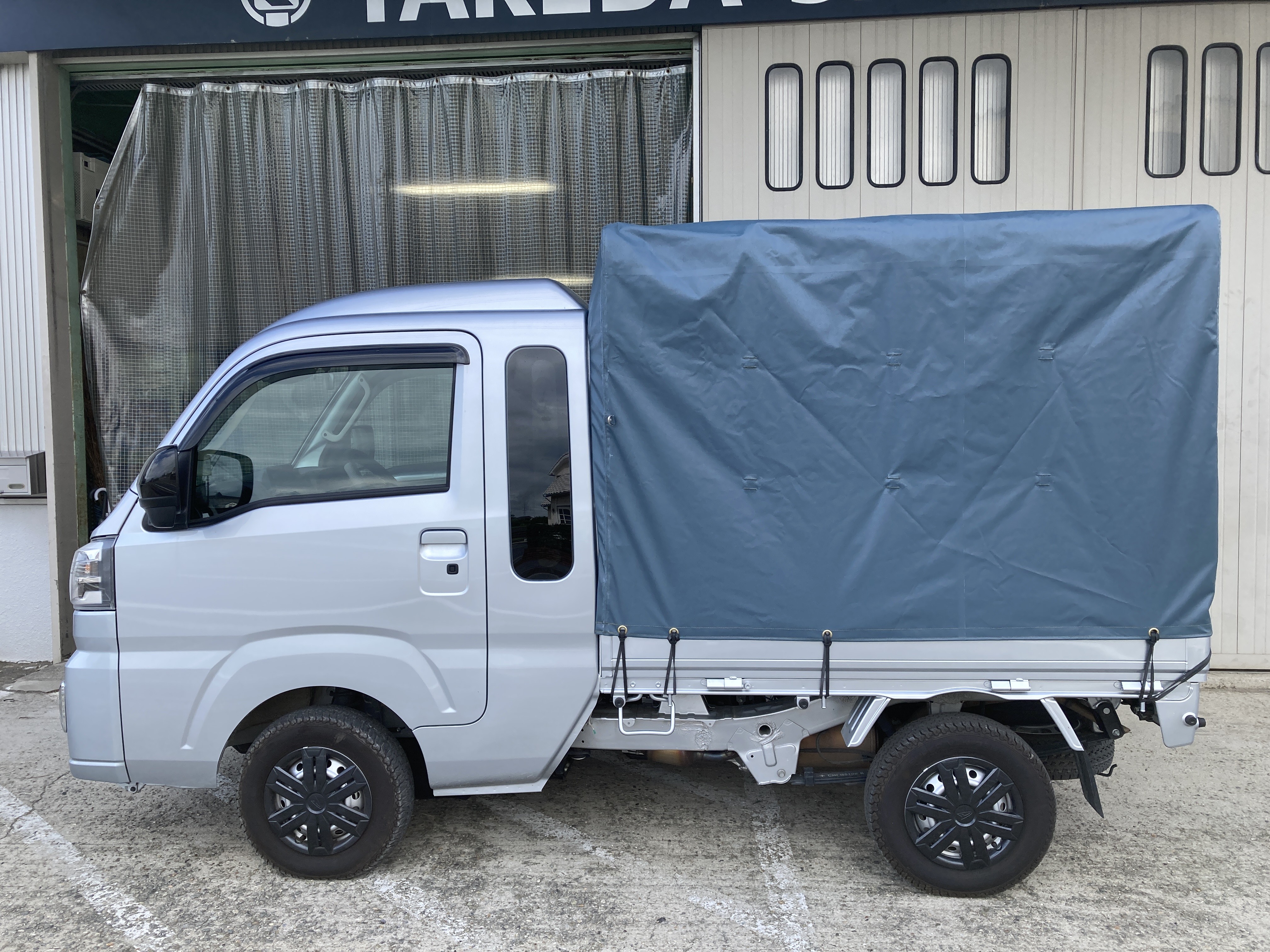 ハイゼットジャンボ アコーデオン式幌架装 幌色：別注色 グレー No.053