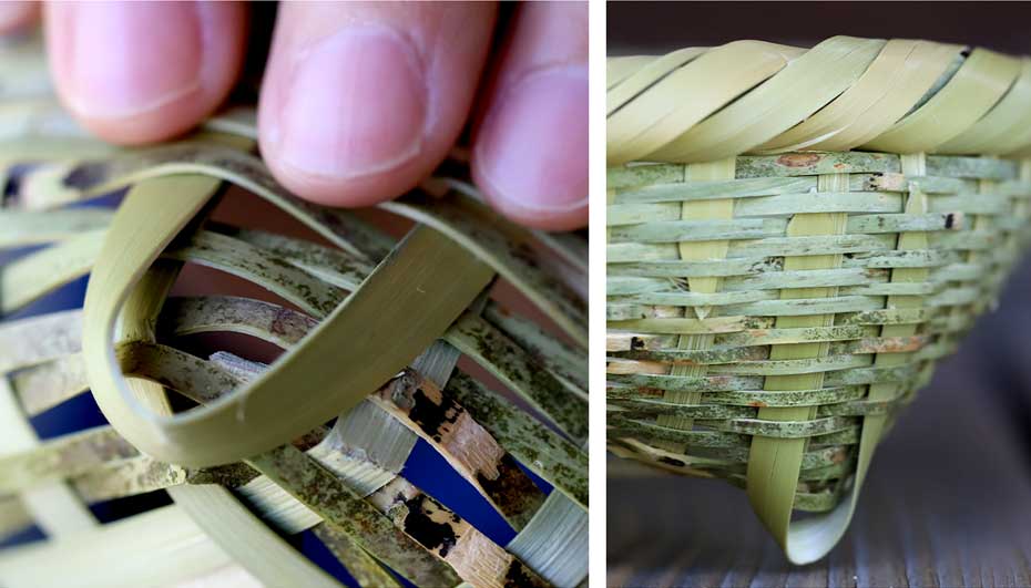 四ツ目底角水切り籠(たらし) | 虎斑竹専門店 竹虎