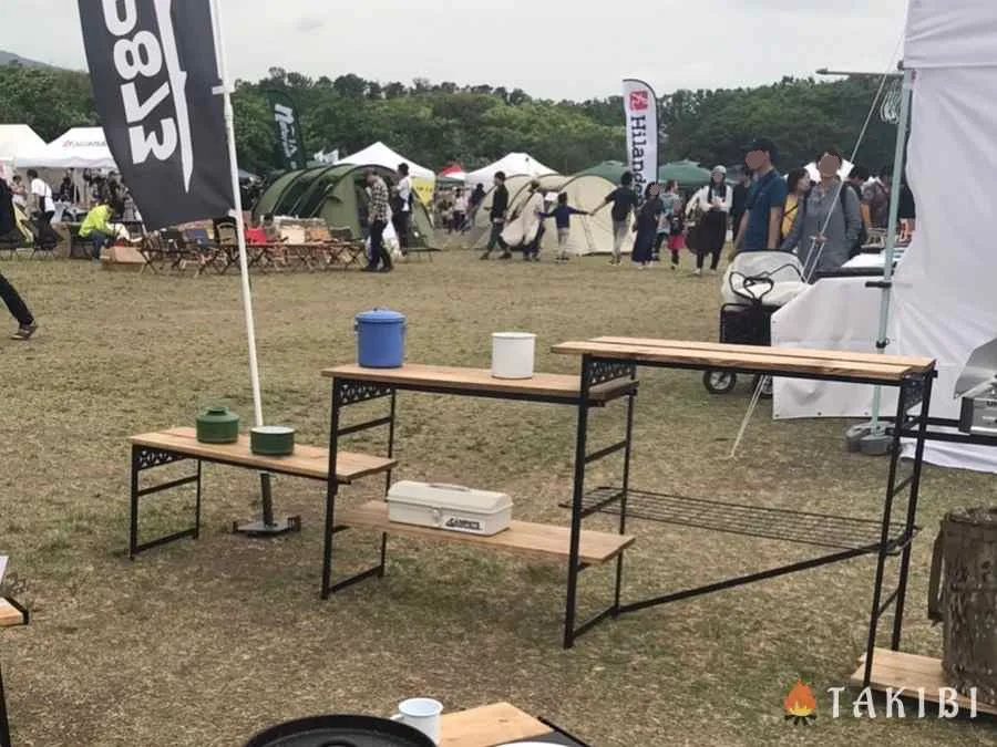 camp873のマルチアイアンラック【TUNAGU】自分好みにつなげて自由自在