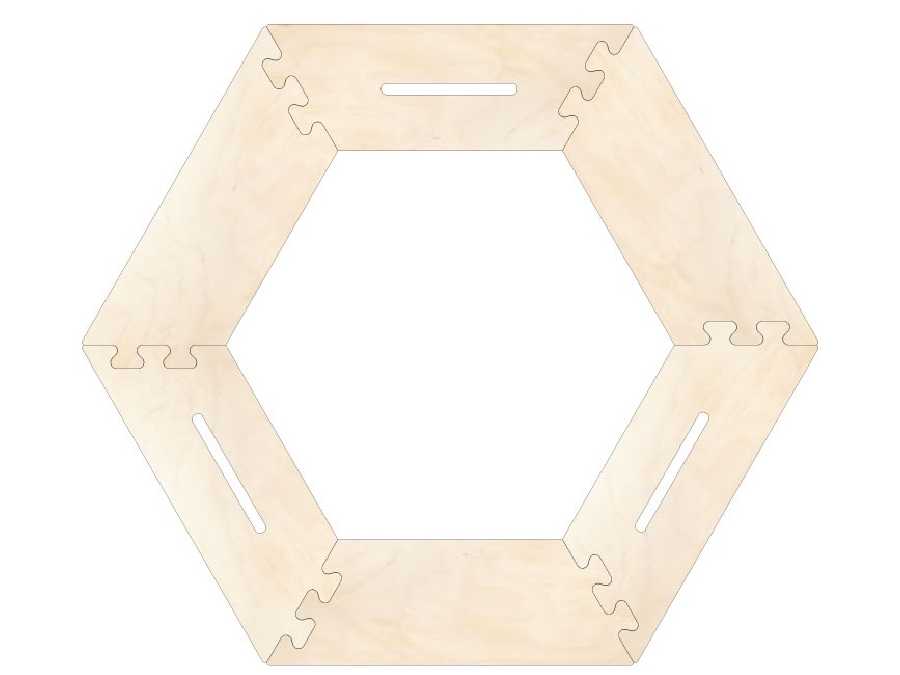 TheArth(ざぁ～ッス)】ヘキサテーブル「しま次郎ンドル」「しま美