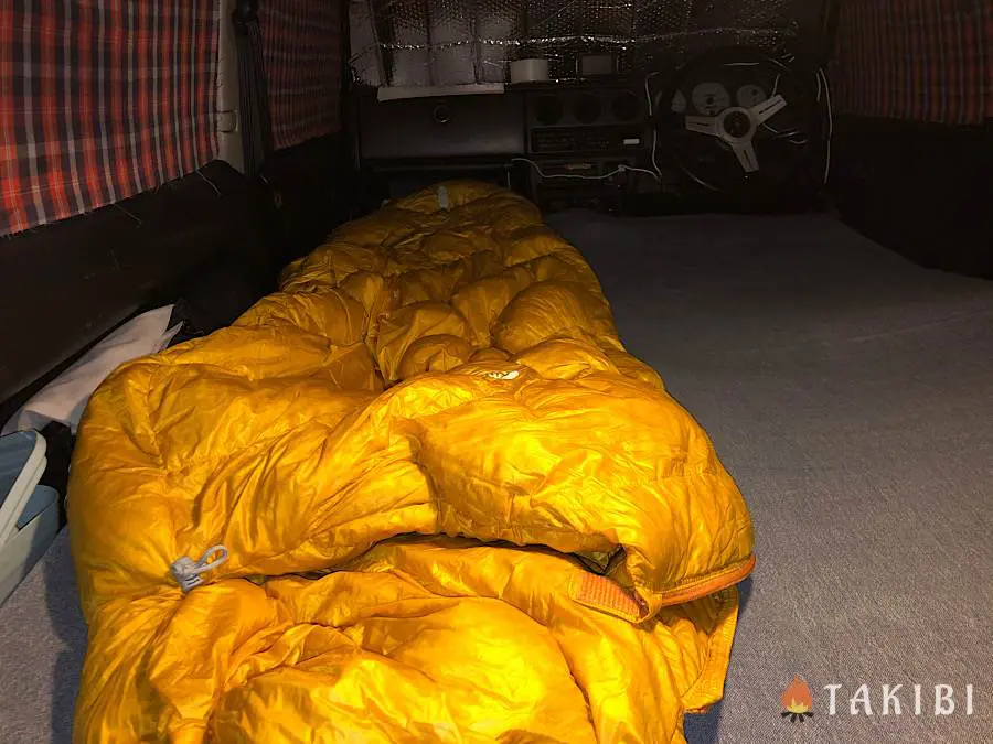 mont-bell】寒冷地対応寝袋アルパインダウンハガー800#2は コンパクト