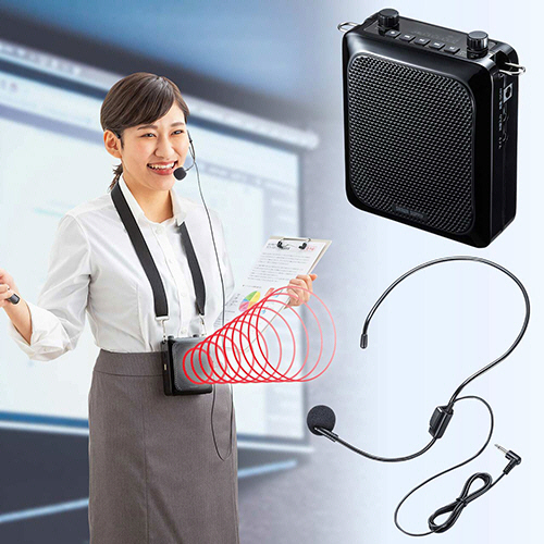 たのめーる】サンワサプライ ハンズフリー拡声器スピーカー MM-SPAMP9