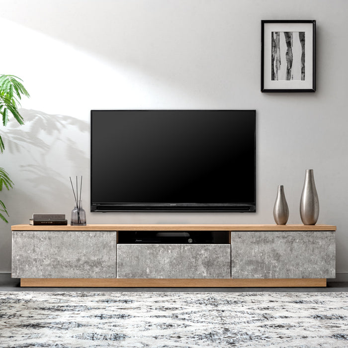 幅180］テレビ台 完成品 引出し収納 モダン 北欧 ローボード【超大型