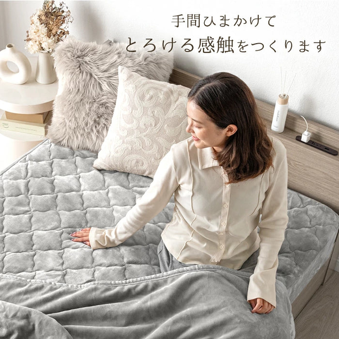 クリアランス】［セミダブル］敷パッド一体型 ボックスシーツ 洗える