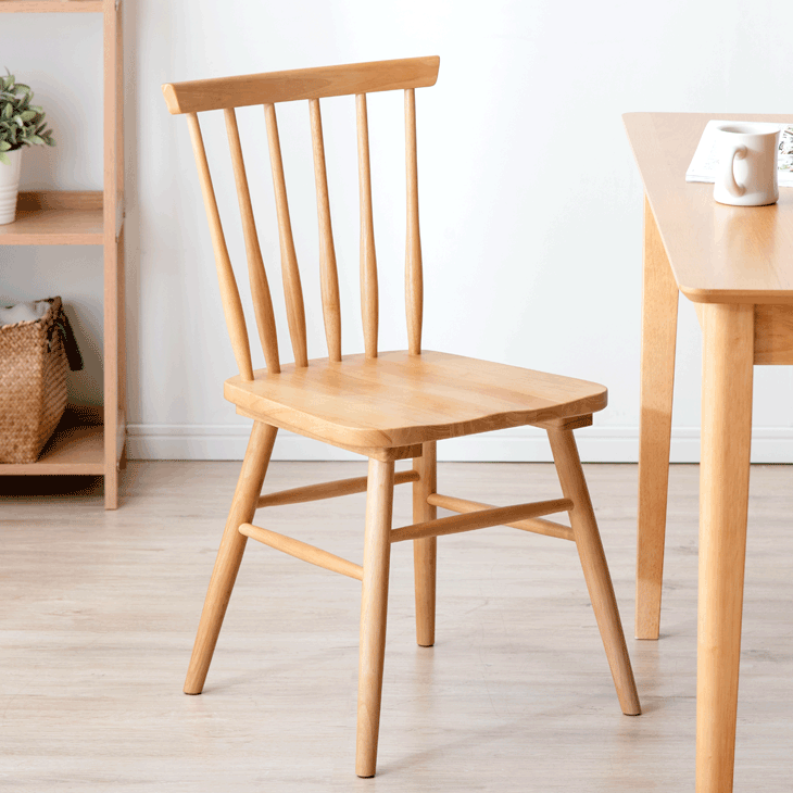 2脚セット］ウィンザーチェア イギリスの伝統的デザイン 天然木