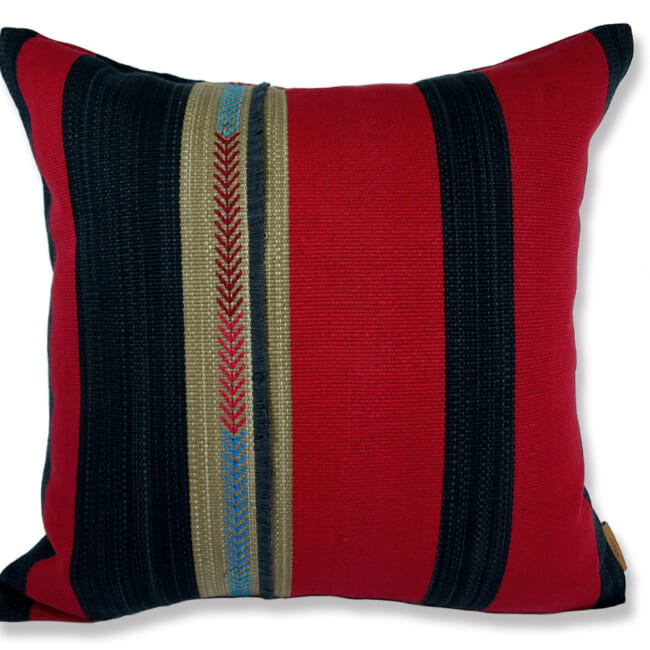 Cochineal Red ラルフローレン クッションカバー ネイビー レッド 50