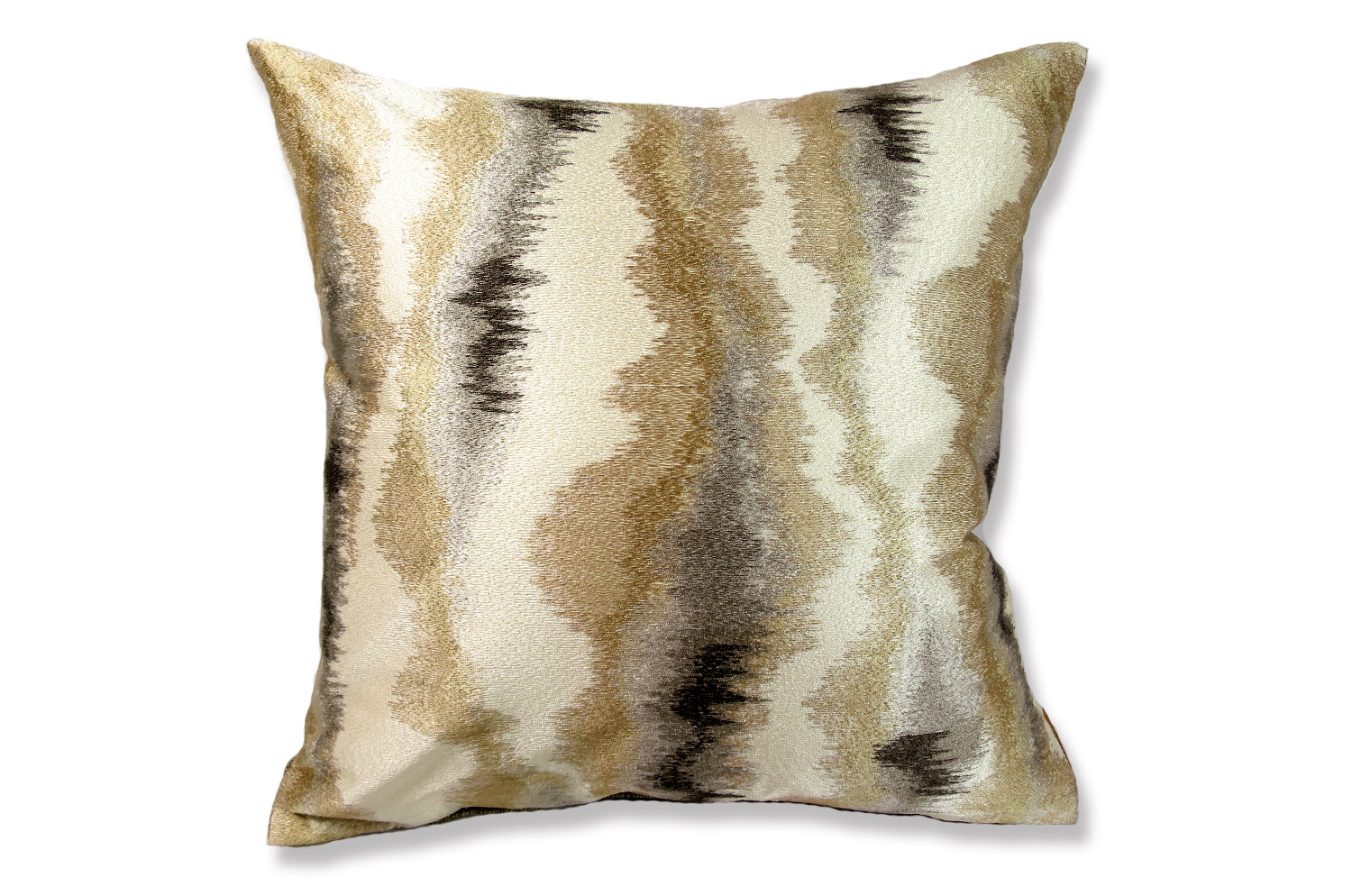 アルマーニカーザ ノーラ 刺繍クッションカバー ゴールドニッケル 45
