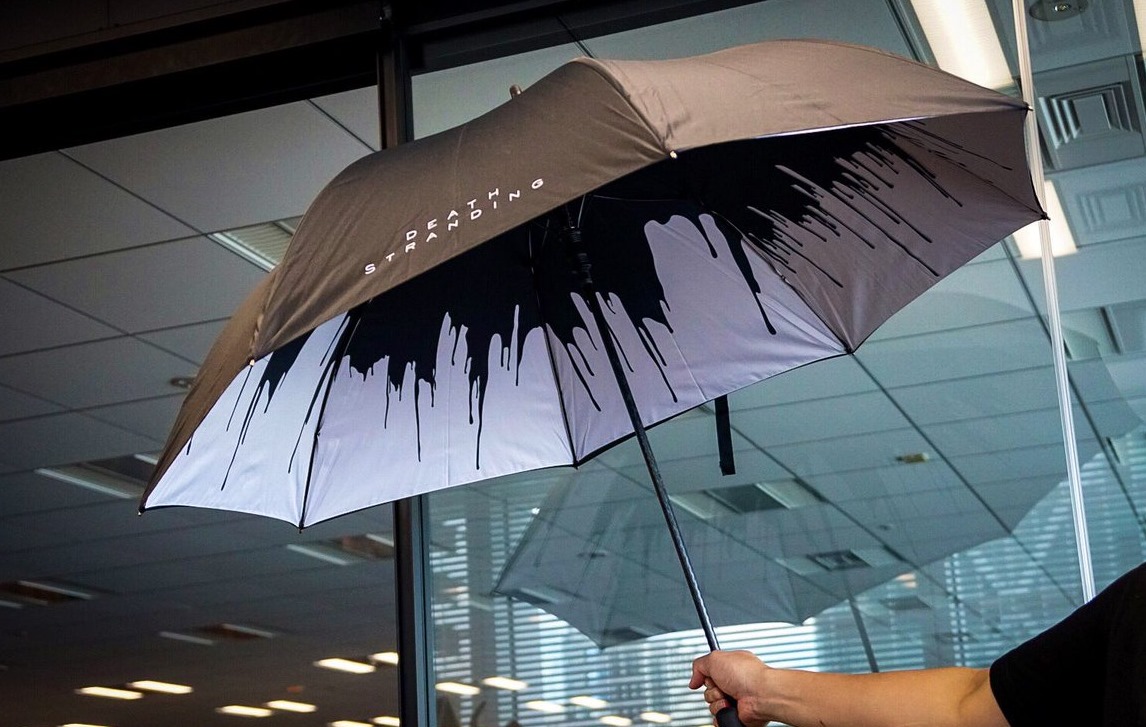 Death Stranding umbrella revealed, goes nicely with your Death
