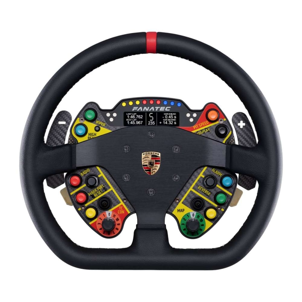 Fanatec Podium Steering Wheel Porsche 911 GT3 R Leather QR2