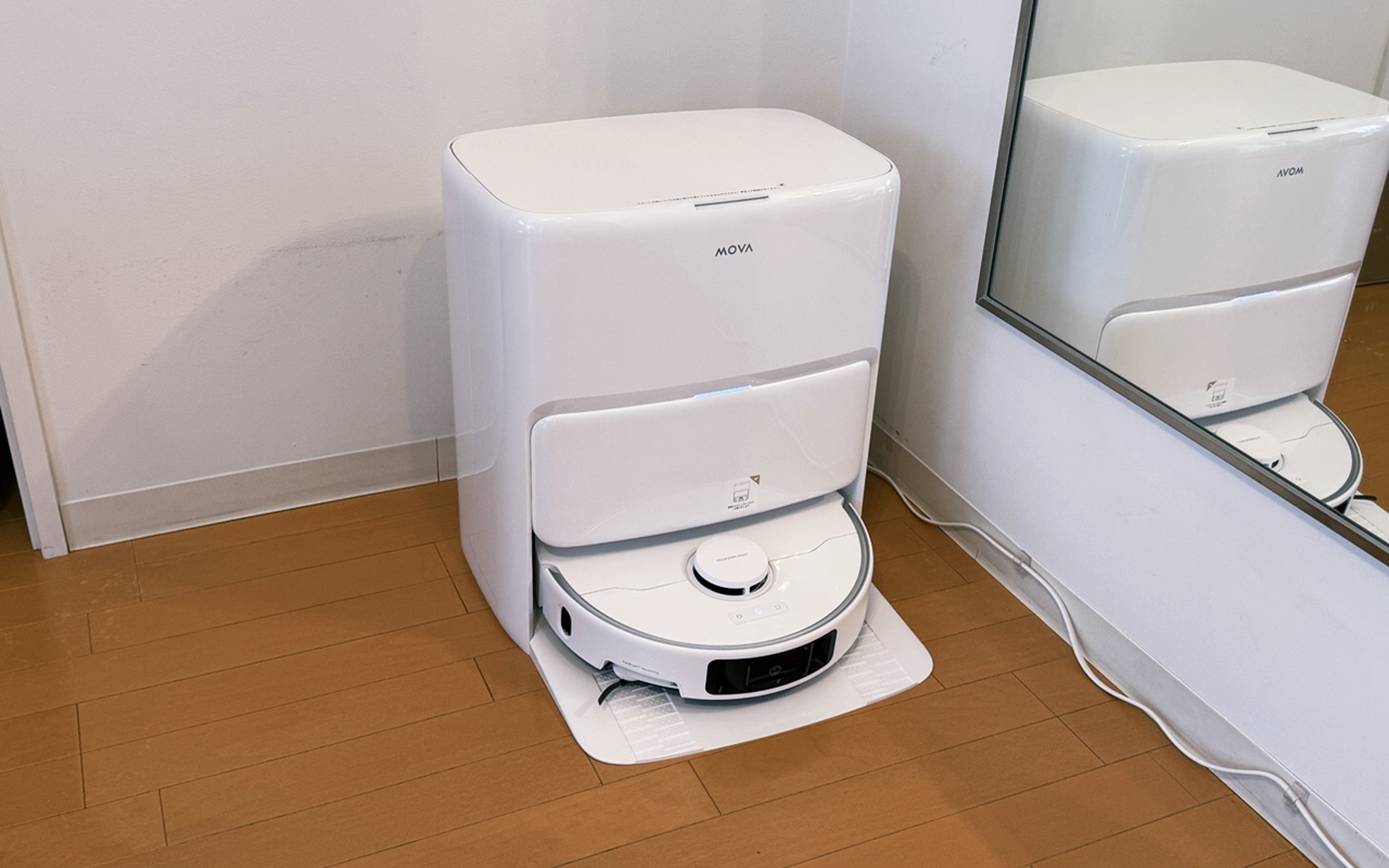 MOVA P50 Ultra 実機レビュー！19,000Pa吸引＆温水モップ自動洗浄で