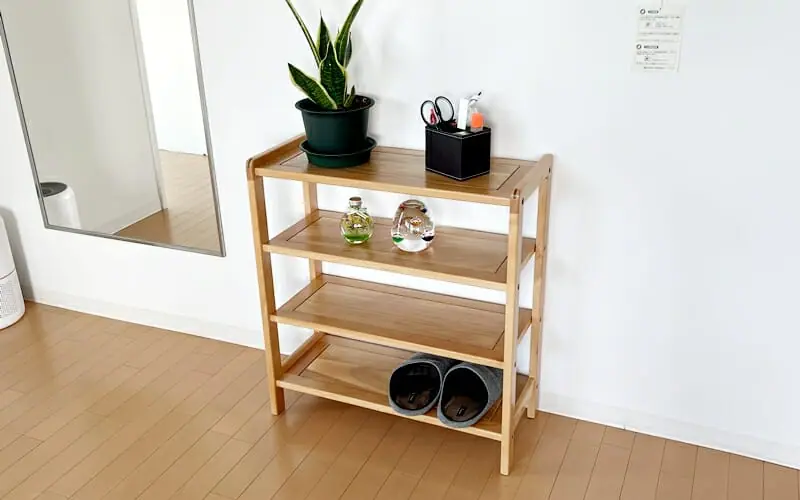 源氏木語YESWOOD シューズラック』レビュー | 上質で組み立ても簡単な