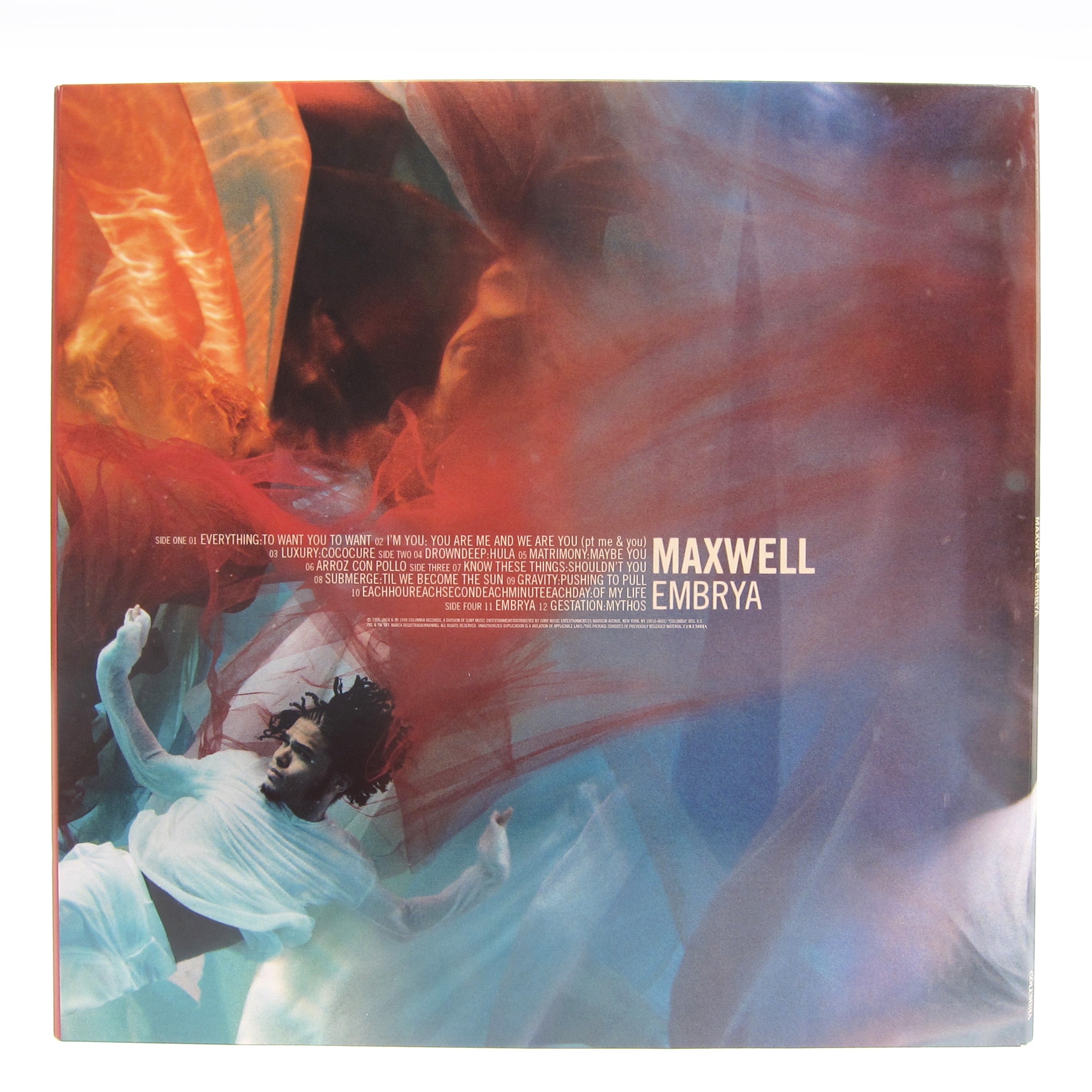 Maxwell: Embrya (White Vinyl) Vinyl 2LP – TurntableLab.com