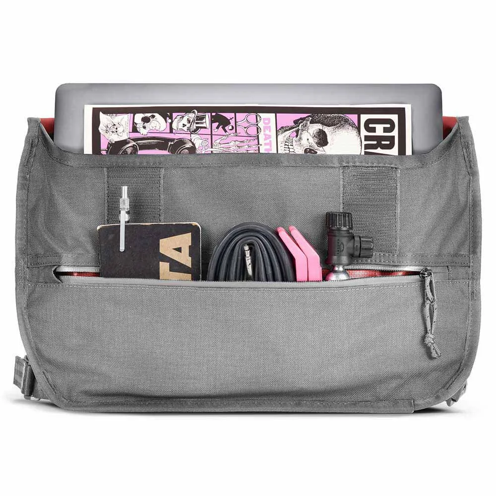 Chrome Simple メッセンジャーバッグ 12L グレー| Motardinn