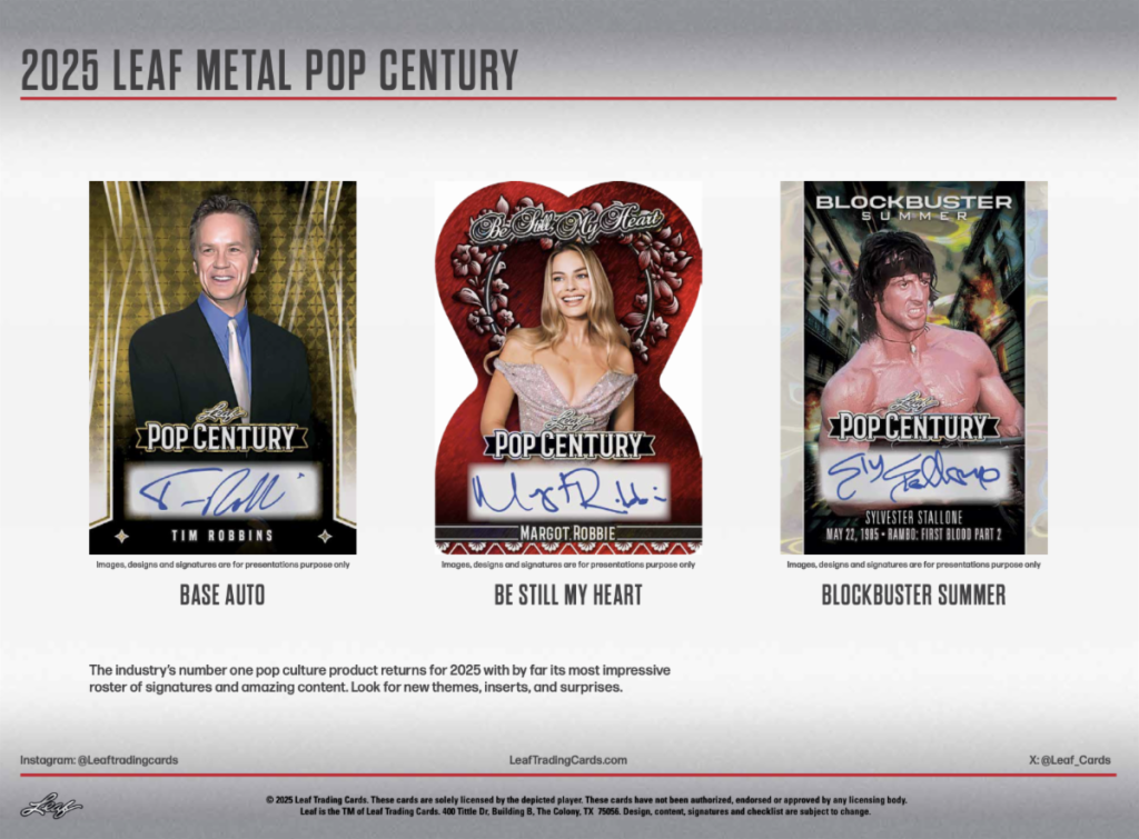 2025 LEAF METAL POP CENTURY TRADING CARD HOBBY【製品情報