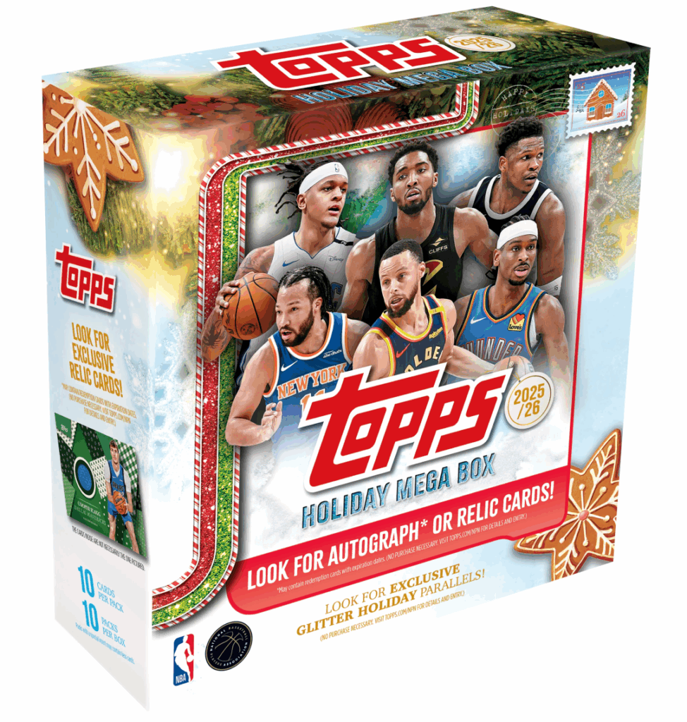 製品情報】NBA 2025-26 TOPPS HOLIDAY BASKETBALL MEGA BOX