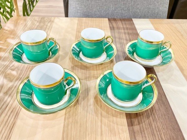 廃盤品】RICHARD GINORI（リチャードジノリ）カップ&ソーサー 5点