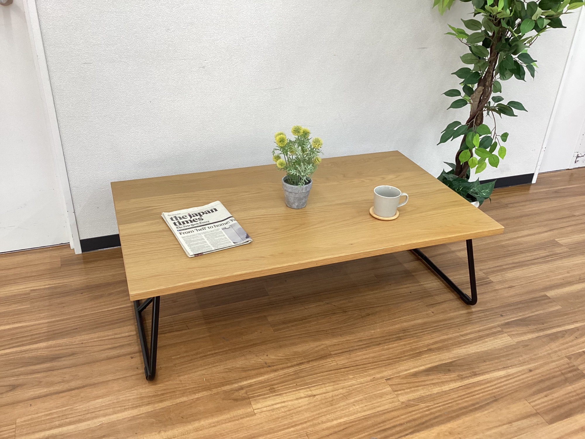 無印良品】無印良品らしいデザインの折りたたみできるローテーブル