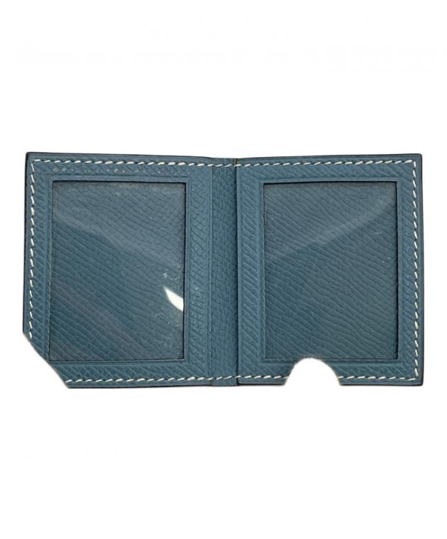 中古・古着通販】HERMES (エルメス) ミニフォトケース ブルー