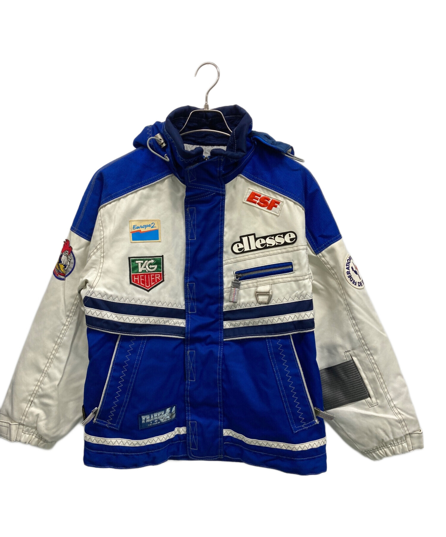 ellesse スキーウェア シルバー/ブルー ellesse スキーウェア シルバー