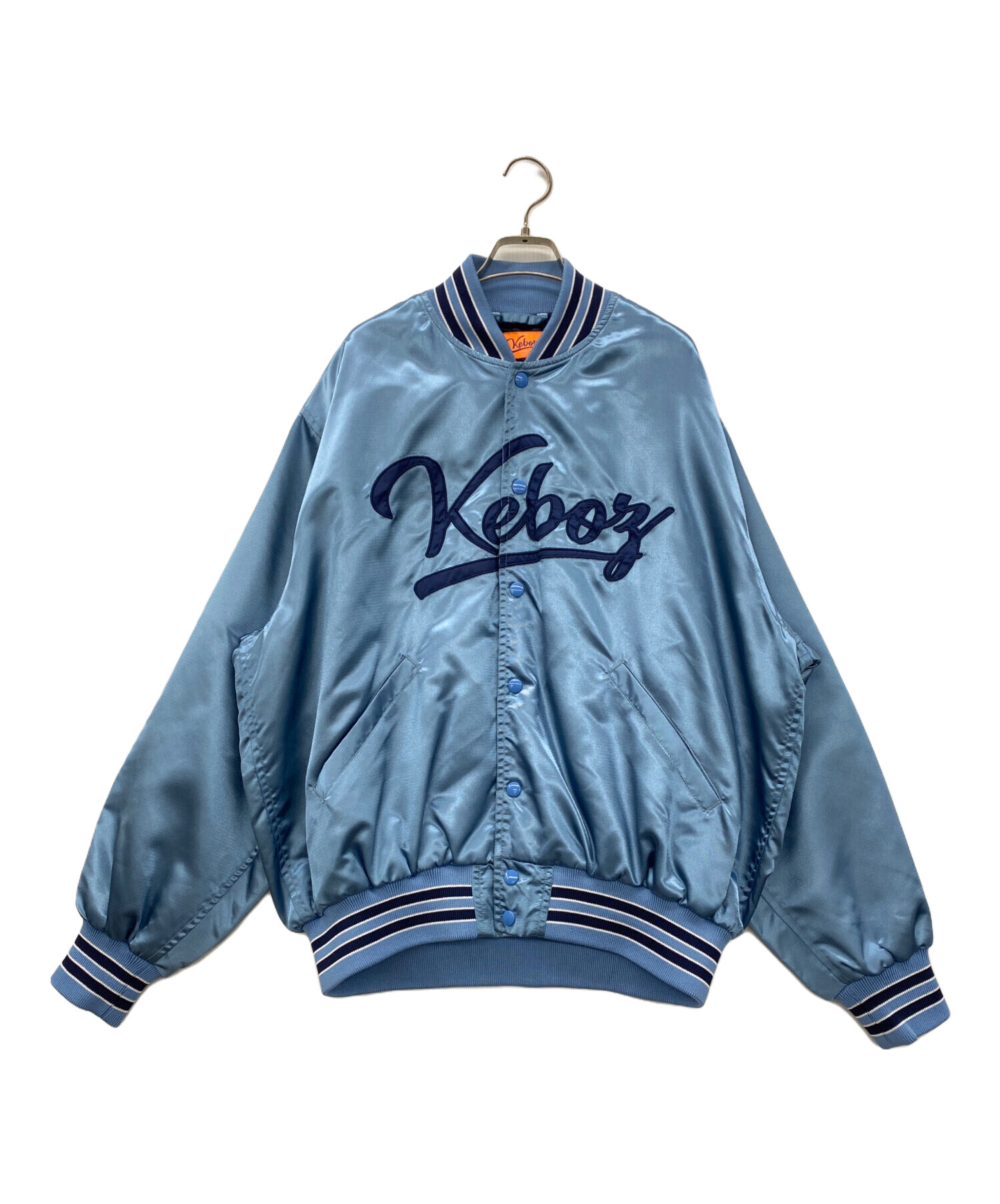 中古・古着通販】KEBOZ (ケボズ) スタジャン スカイブルー サイズ:M