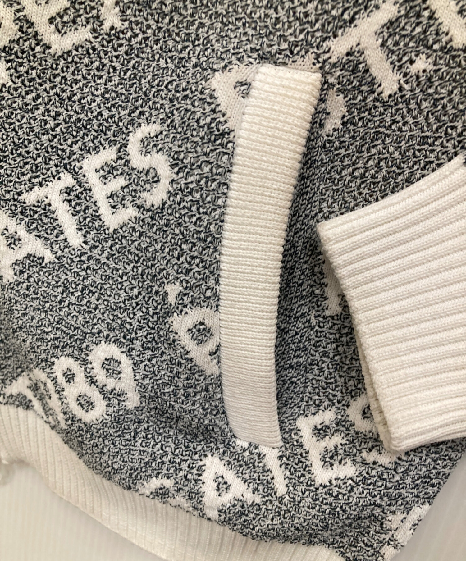 中古・古着通販】PEARLY GATES (パーリーゲイツ) ロゴジャガードジップ