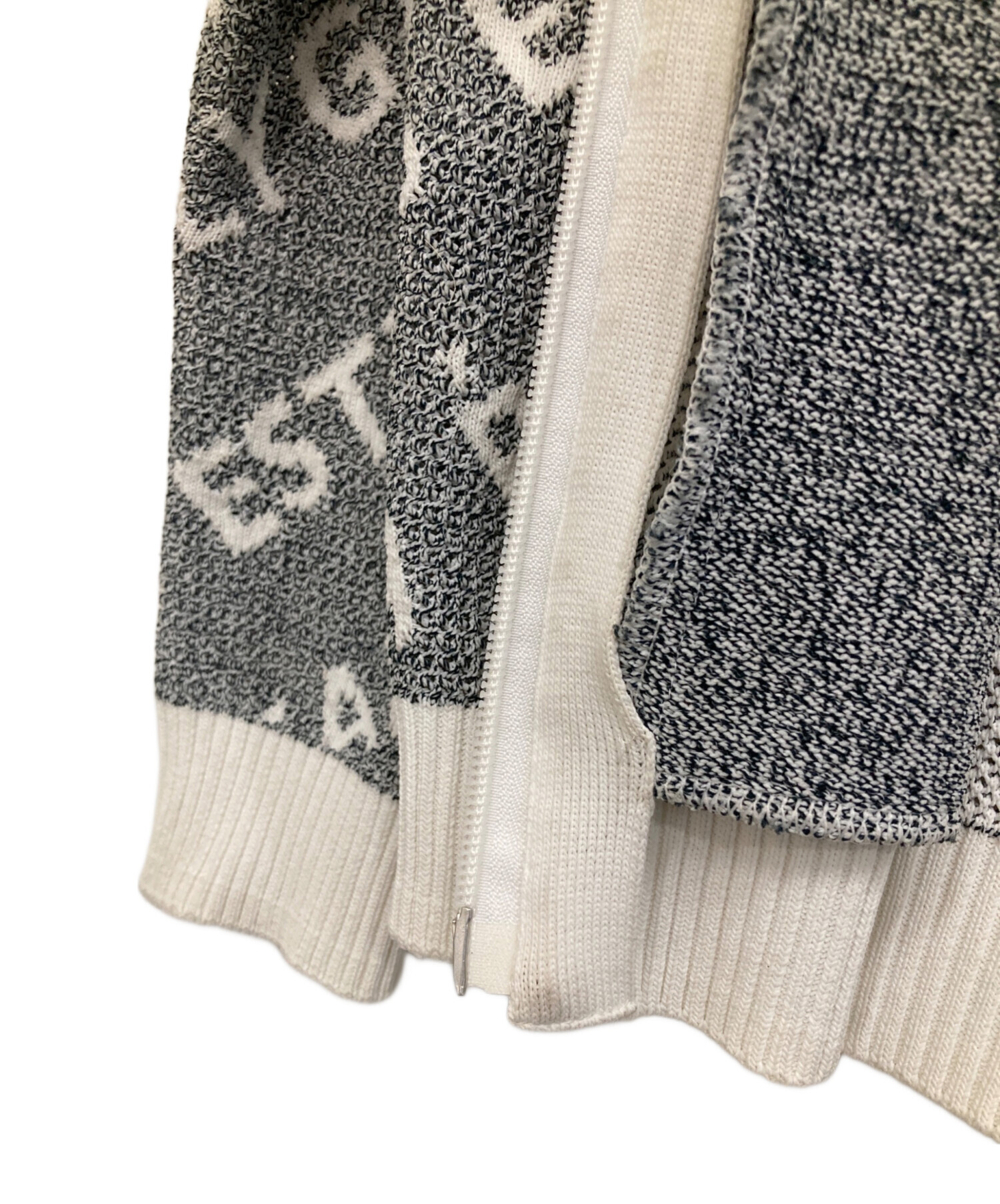 中古・古着通販】PEARLY GATES (パーリーゲイツ) ロゴジャガードジップ