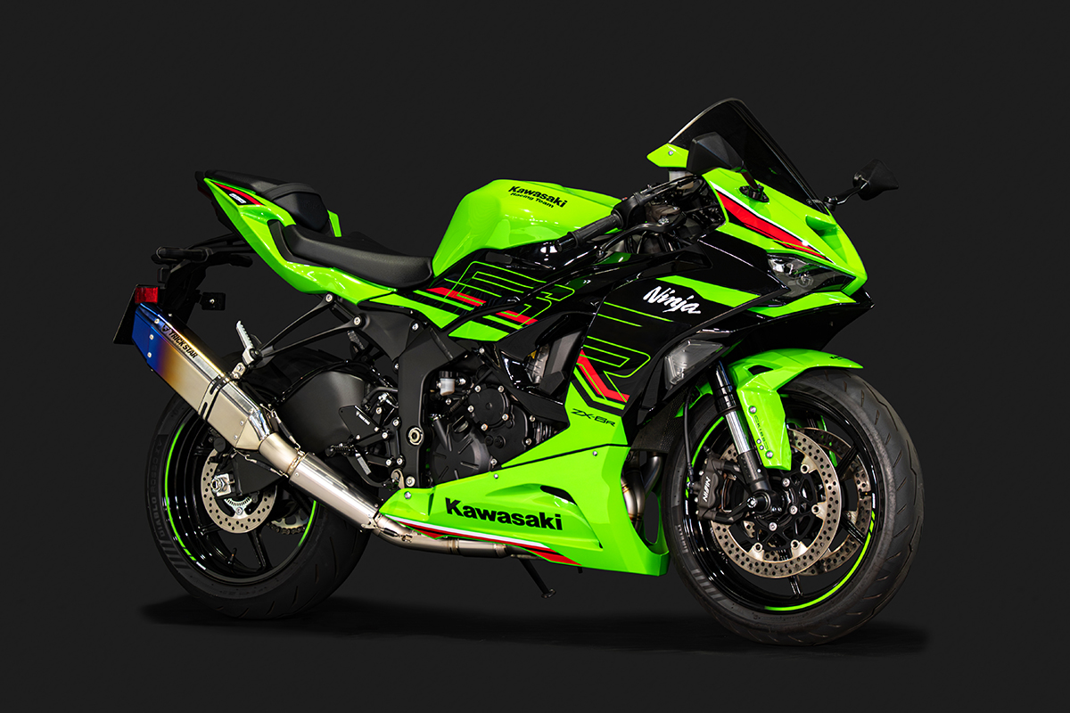 新製品情報】ZX-6R(24-)政府認証フルエキゾーストマフラーIKAZUCHI