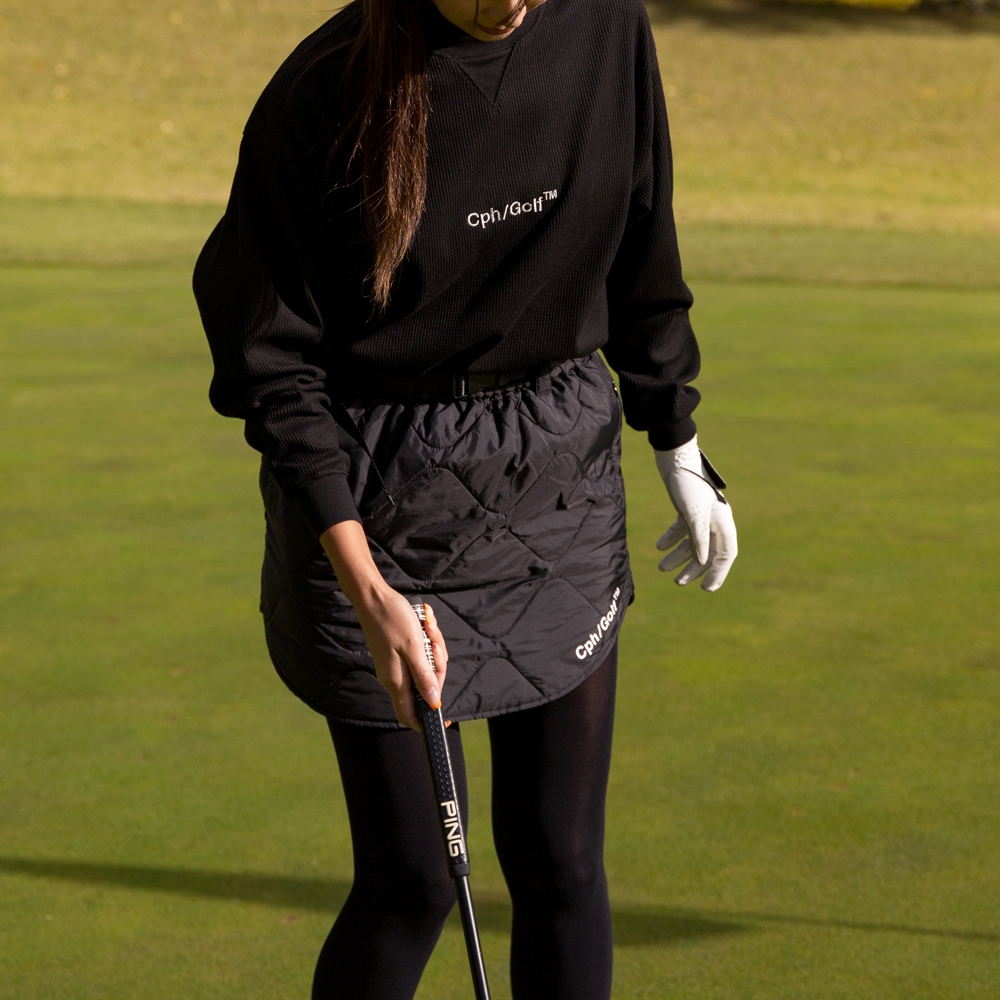 キャプテンズヘルム ゴルフ キルティング アジャスタブル スカート