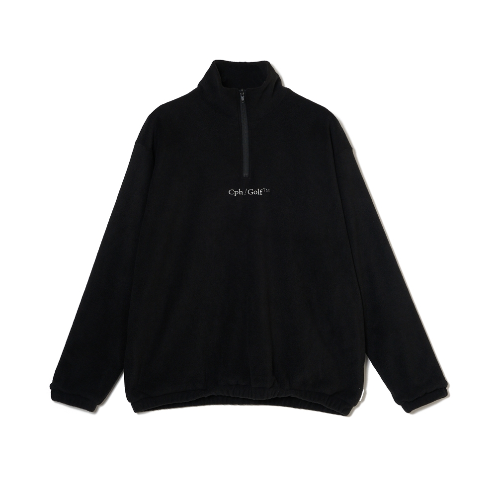 Cph/Golf キャプテンズヘルムゴルフ ハーフジップ フリース 黒 S Cph