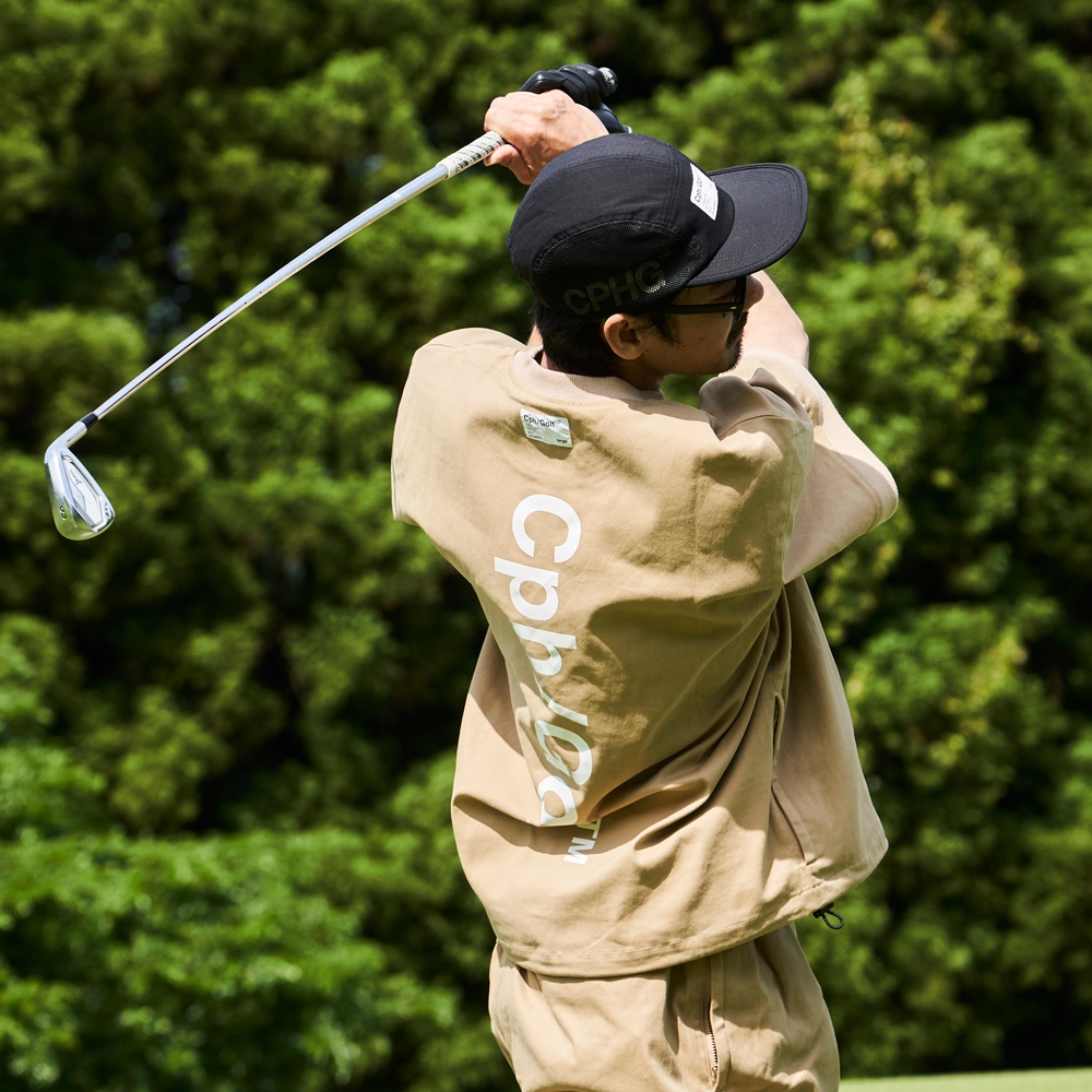 キャプテンズヘルム ゴルフ コットン トラック ショートスリーブ プル