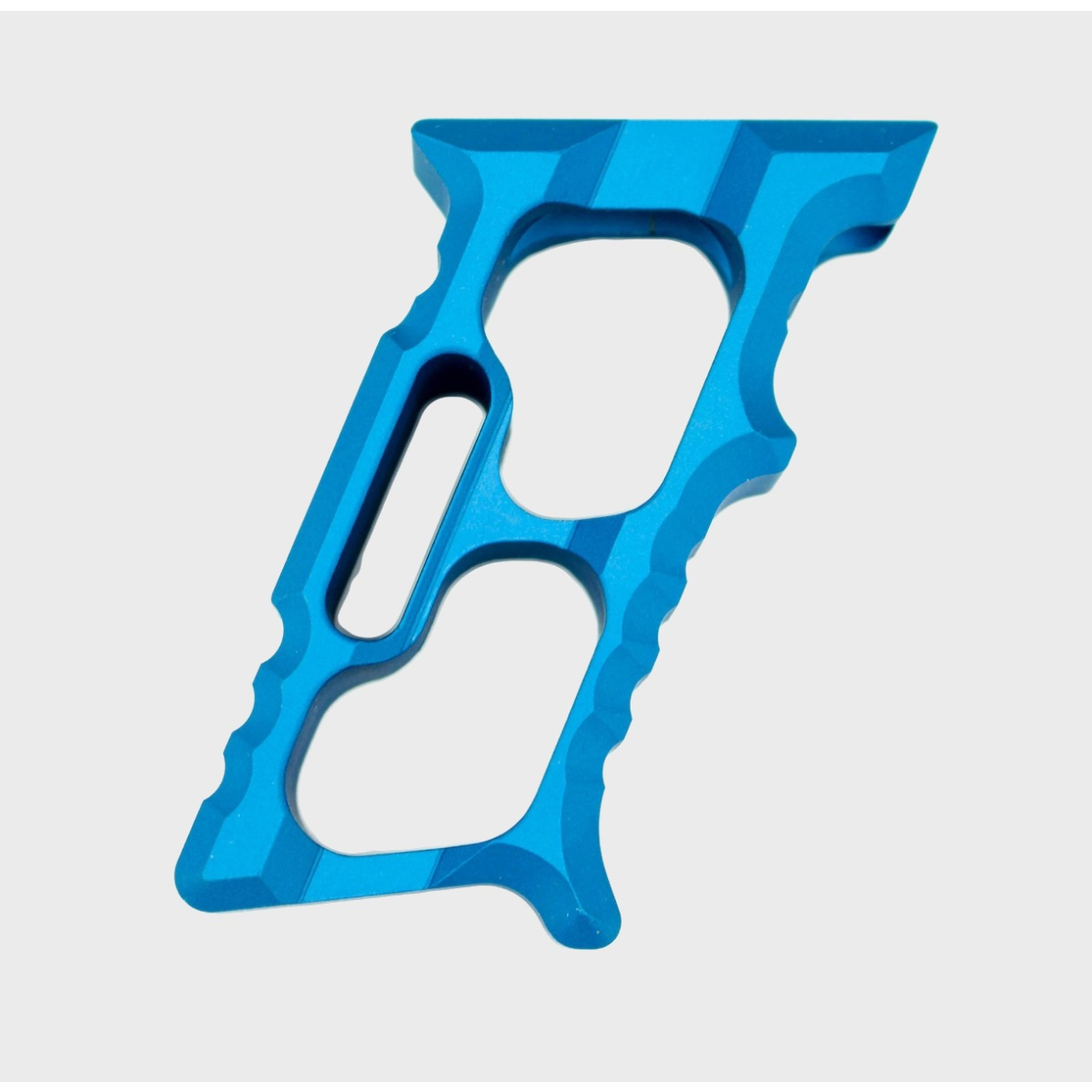 HALO MiniVert AR-15 foregrip blue | TYRANT DESIGNS CNC