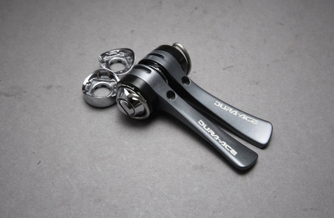 Shimano Dura Ace 7 Sp Shifting Set / 1987 - velowizard.com