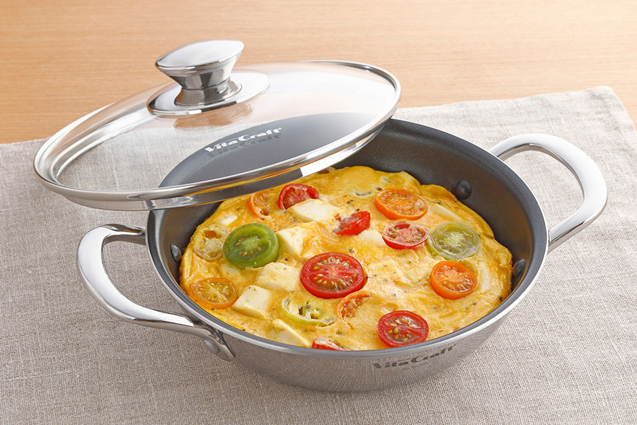 テーブルパン 26cm (ガラス蓋付き) | ビタクラフトオンラインショップ