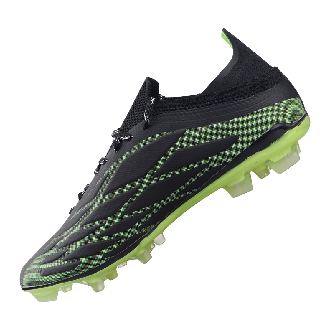 Provo Adult Firm Ground Soccer Cleats - Black/Lime | FG Soccer