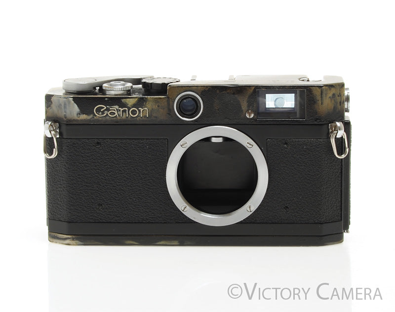 Canon P Black Repaint 35mm LTM Rangefinder Camera Body [EXC-]
