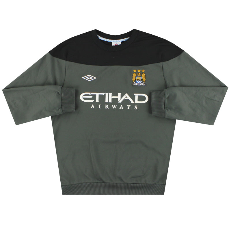 2011-12 Manchester City Umbro Training Sweatshirt XL | Vintage