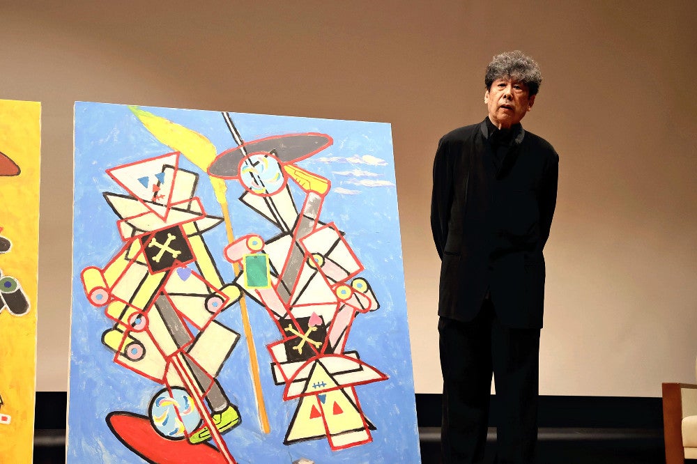 横尾忠則さん、東京国立博物館に絵画102点を寄贈…大作「寒山拾得
