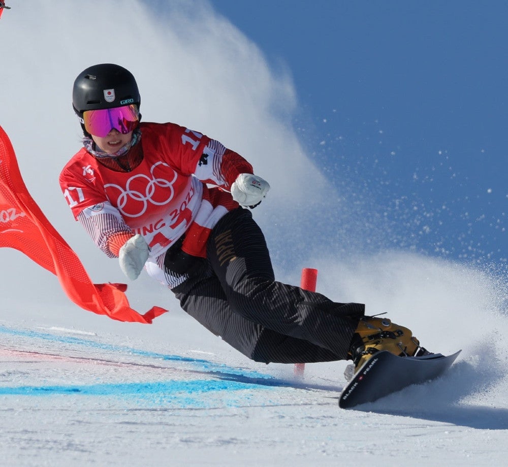 スノボ大回転、38歳竹内智香・18歳三木つばき1回戦敗退