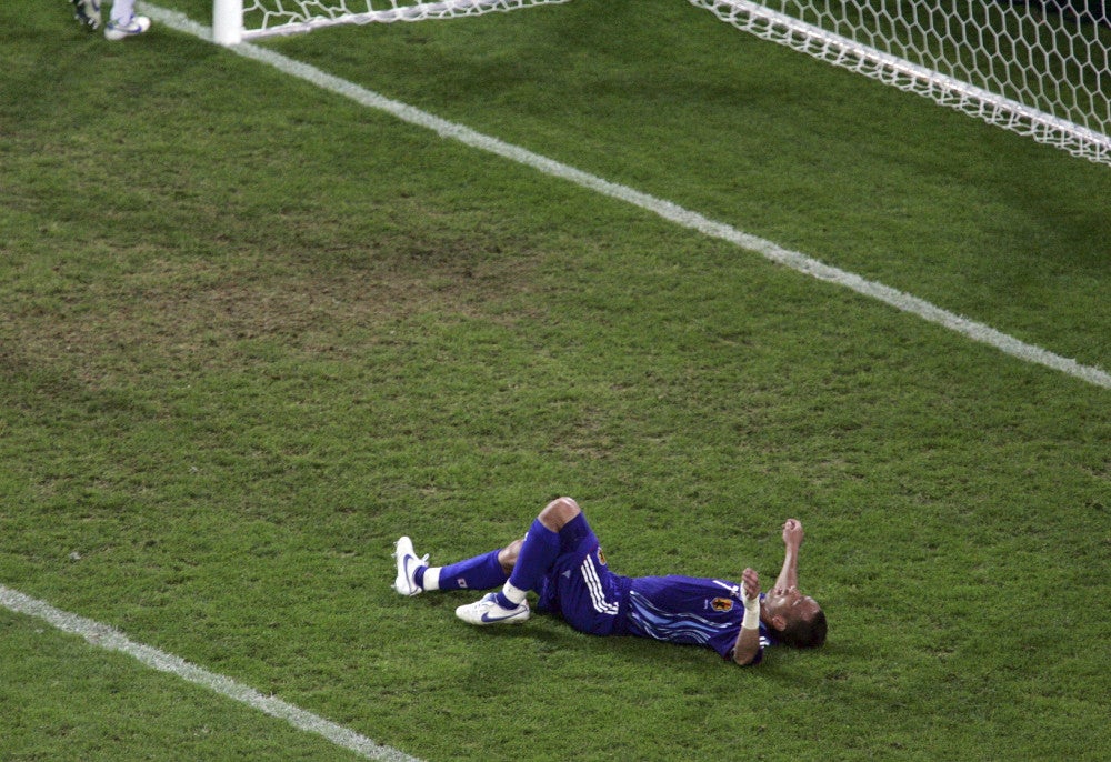 デッドストック WC2006中田#7 引退ラストマッチ ブラジル戦パッチ付