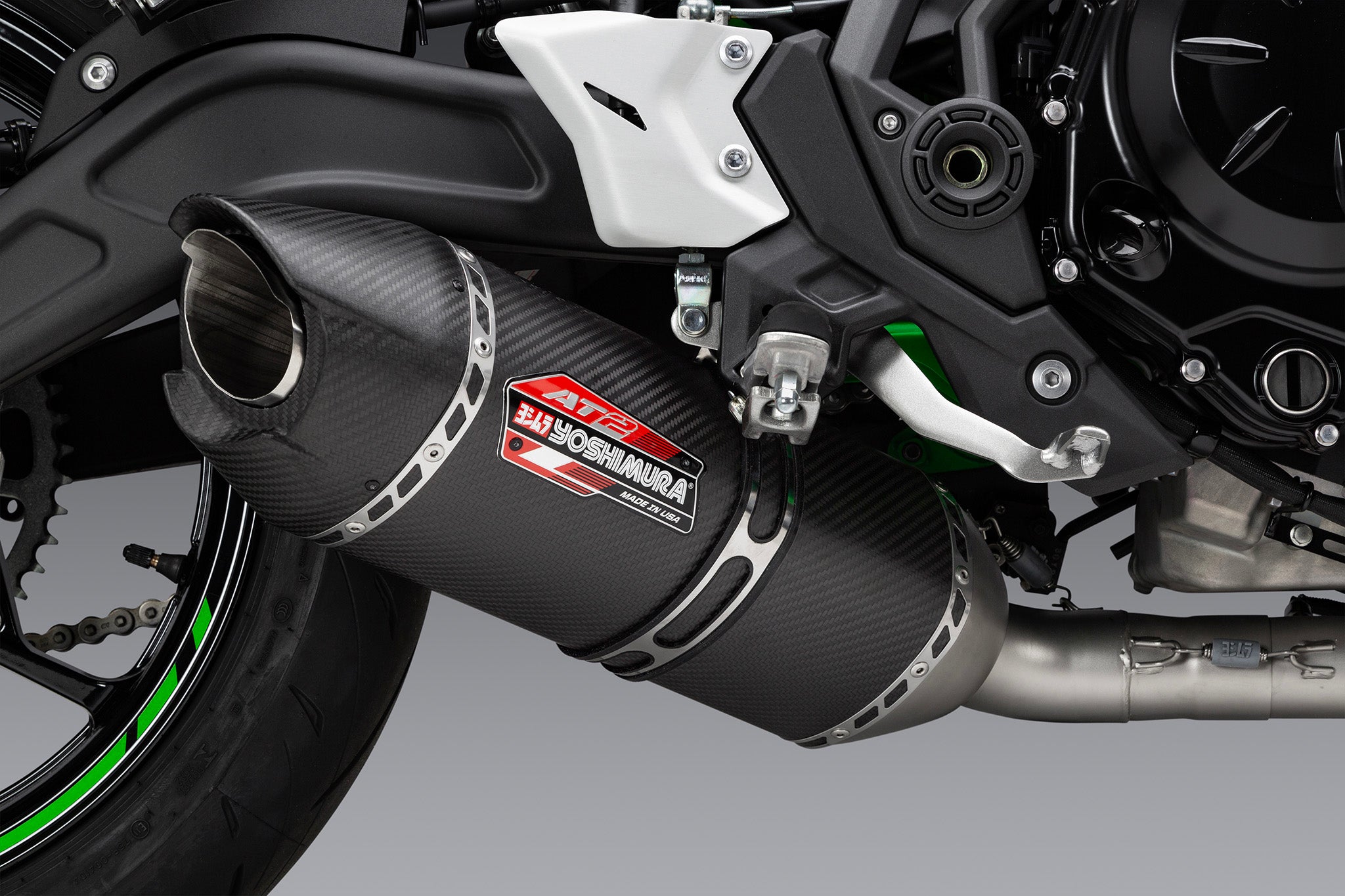 Yoshimura Ninja/Z 650 17-26 ALPHA Stainless Exhaust Carbon Muffler
