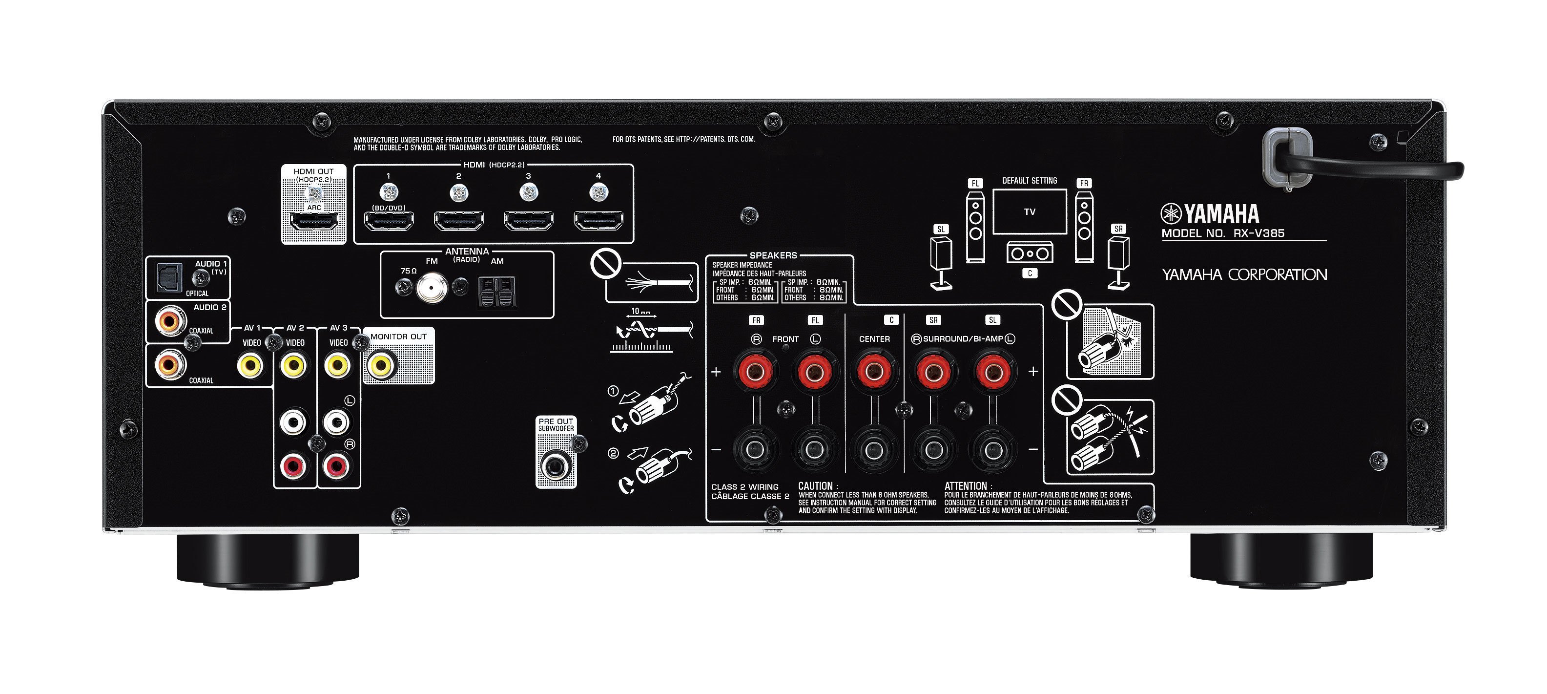 RX-V385 - Overview - AV Receivers - Home Audio - Products - Yamaha