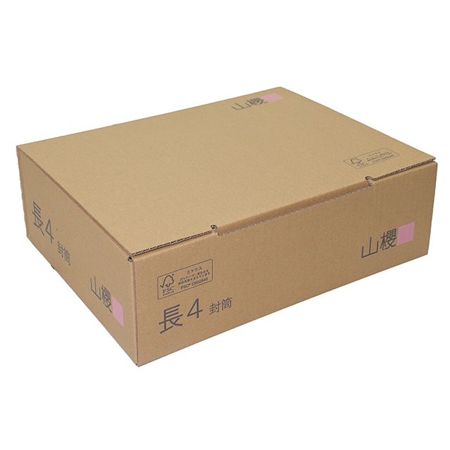 山櫻FS)小ロット用段ボール 長4：500枚用 ☆: 発送・梱包資材