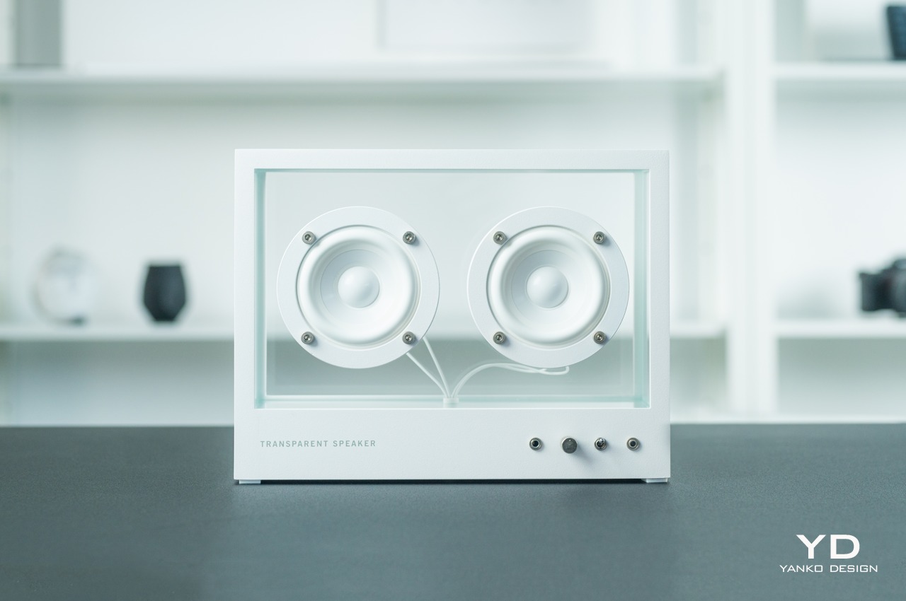 Small Transparent Speaker Review - Yanko Design