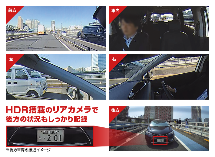 ZQ-35R｜全周囲360°&リアカメラドライブレコーダー｜Yupiteru(ユピテル)