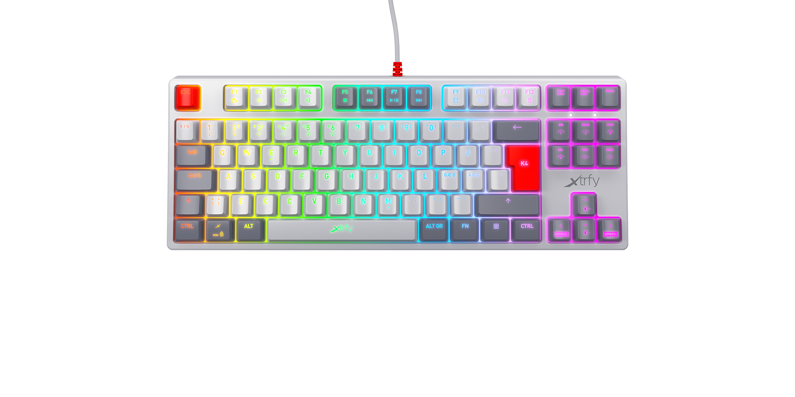 k4-tkl-rgb-retro - Built On Experience －Xtrfy Japan