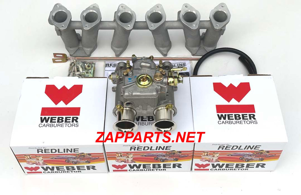 TRIPLE 40 MM REDLINE WEBER DCOE KIT K659 PERFORMANCE CARBS FIT